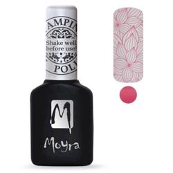 Pink stamping gel polish